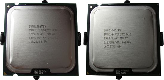 Intel Core 2 Duo E6320 и Intel Core 2 Duo E6420