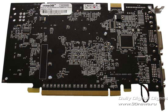 Inno3D GeForce 6600GT сзади